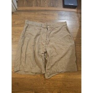 Patagonia Shorts Mens 36 Hemp Blend Flat Front Chino Outdoors Hiking Beige